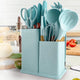 Silicone Cooking Utensils Set - 19 Pc with Holder | Heat Resistant