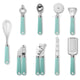 Stainless Steel Kitchen Utensils Set - 9 Pcs | Durable & Practical Design