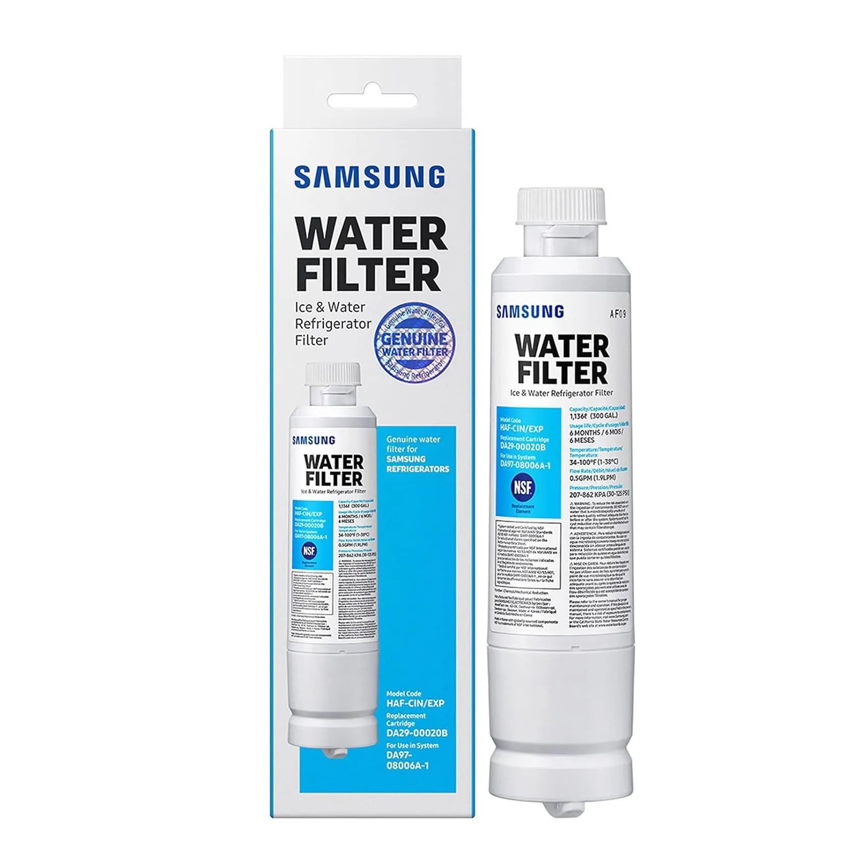 Samsung DA29-00020B, HAF-CINEXP Refrigerator Water Filter