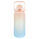 Big Water Bottle Portable Cup 2L Large Plastic Bottle