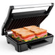 Panini Press Sandwich Maker | 2 Slice Stainless Steel