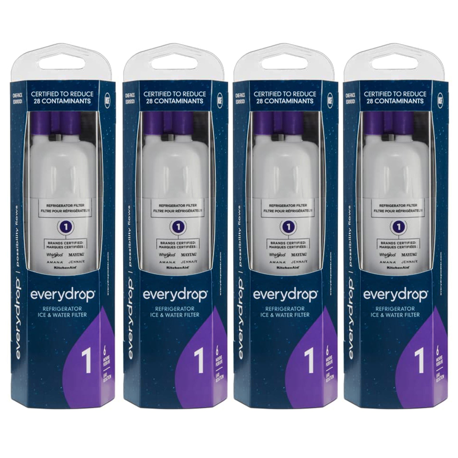 EveryDrop by Whirlpool Ice and Water Refrigerator Filter 1, EDR1RXD1