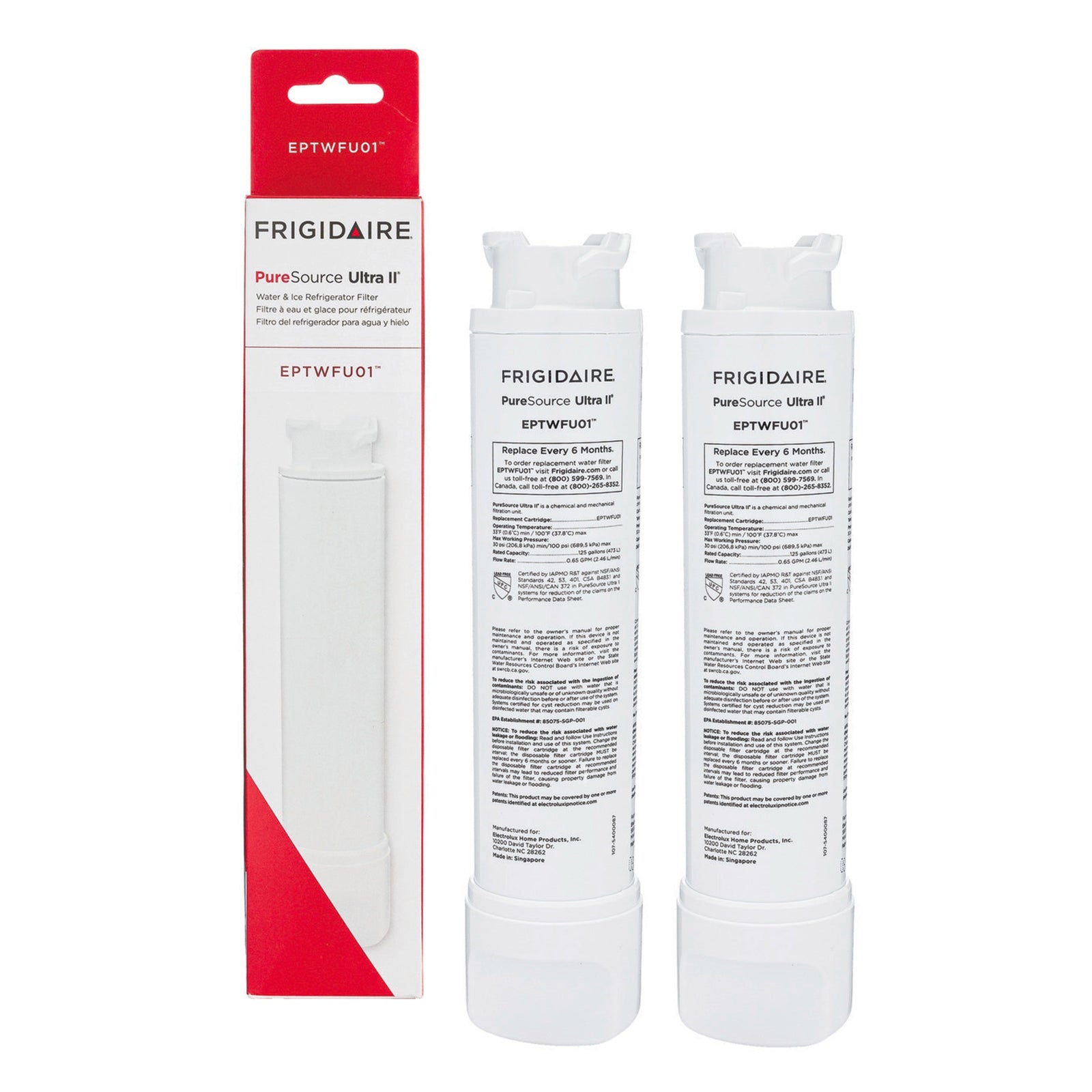 Frigidaire EPTWFU01 PureSource Ultra II Refrigerator Water Filter